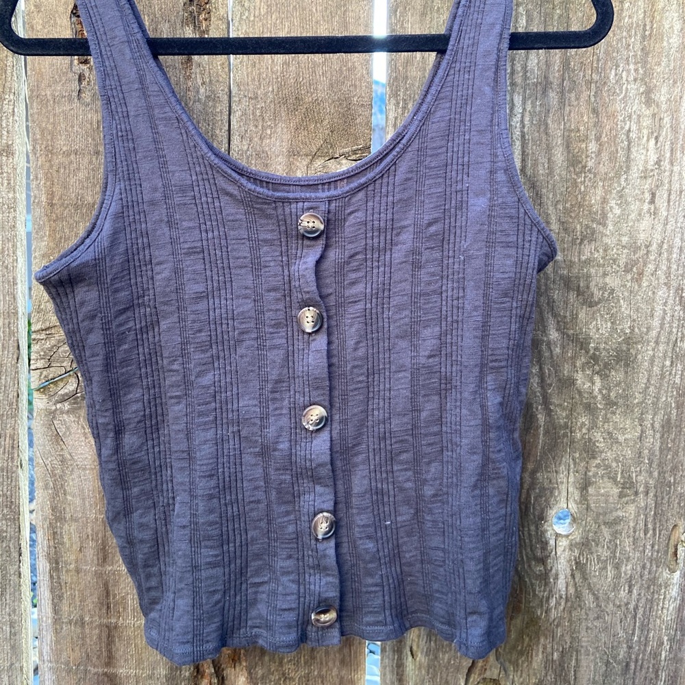 ribbed tank top